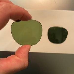 Green lenses for Garrett leight kinney 49 sunglasses.